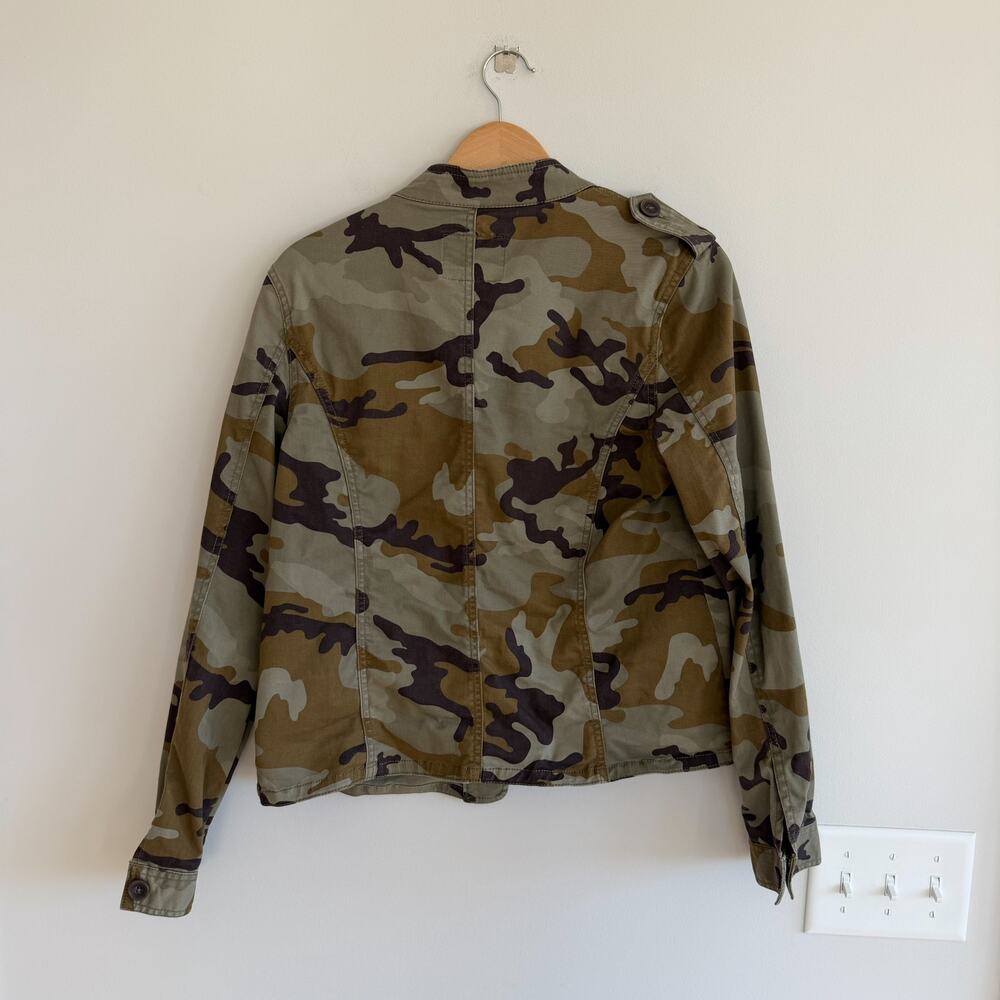 Sanctuary Camouflage Pattern Button Front Utility… - image 2